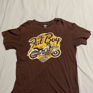 Harley-Davidson Fat Boy Brown Tee